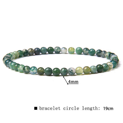 Fashion Round Natural Stone Beaded Bracelets 1 Piece