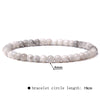 Fashion Round Natural Stone Beaded Bracelets 1 Piece