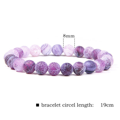 Fashion Solid Color Natural Stone Beaded Bracelets