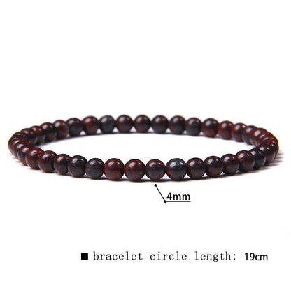 Fashion Round Natural Stone Beaded Bracelets