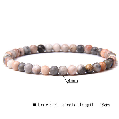 Fashion Round Natural Stone Beaded Bracelets