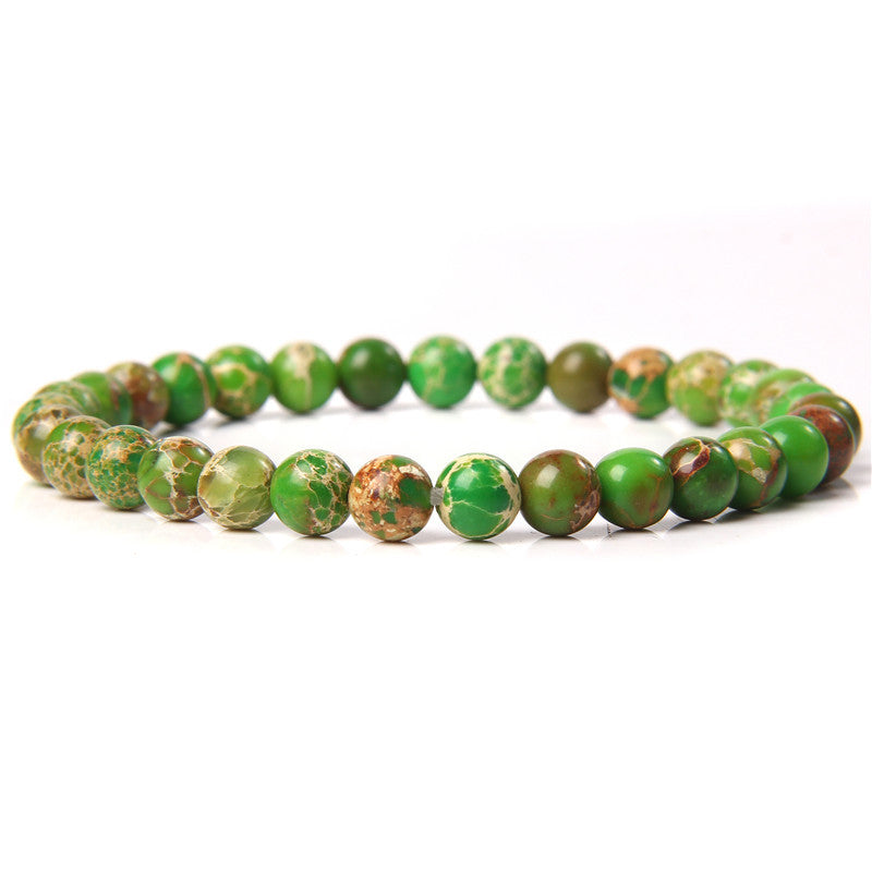 Fashion Solid Color Natural Stone Beaded Bracelets