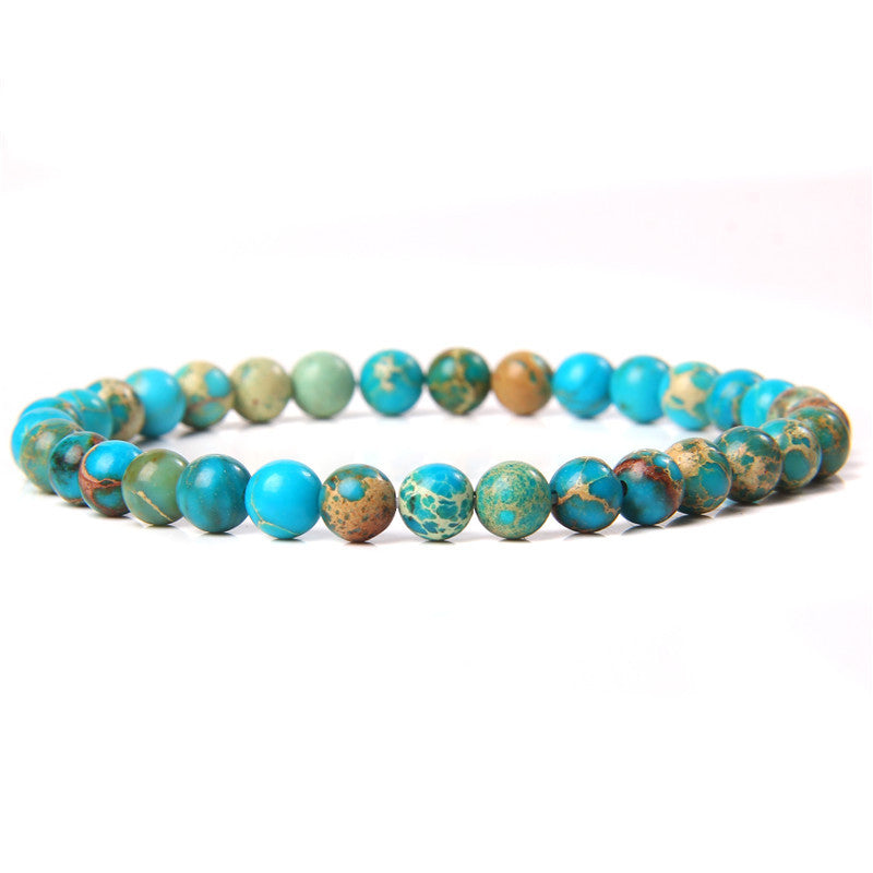 Fashion Solid Color Natural Stone Beaded Bracelets