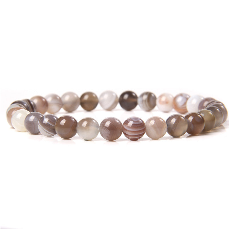 Fashion Solid Color Natural Stone Beaded Bracelets