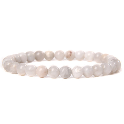 Fashion Solid Color Natural Stone Beaded Bracelets