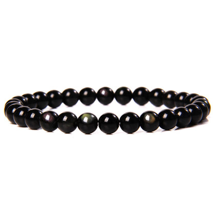 Fashion Solid Color Natural Stone Beaded Bracelets