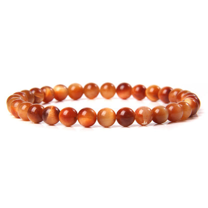 Fashion Solid Color Natural Stone Beaded Bracelets