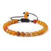 Ethnic Style Solid Color Natural Stone Beaded Bracelets