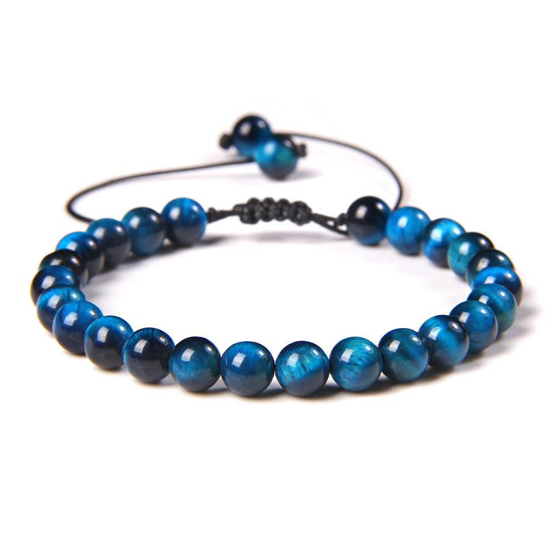 Ethnic Style Solid Color Natural Stone Beaded Bracelets