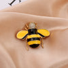 Cartoon Style Bee Imitation Pearl Alloy Rhinestone Enamel Unisex Brooches