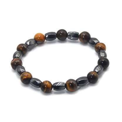 Fashion Round Natural Stone Beaded Bracelets 1 Piece