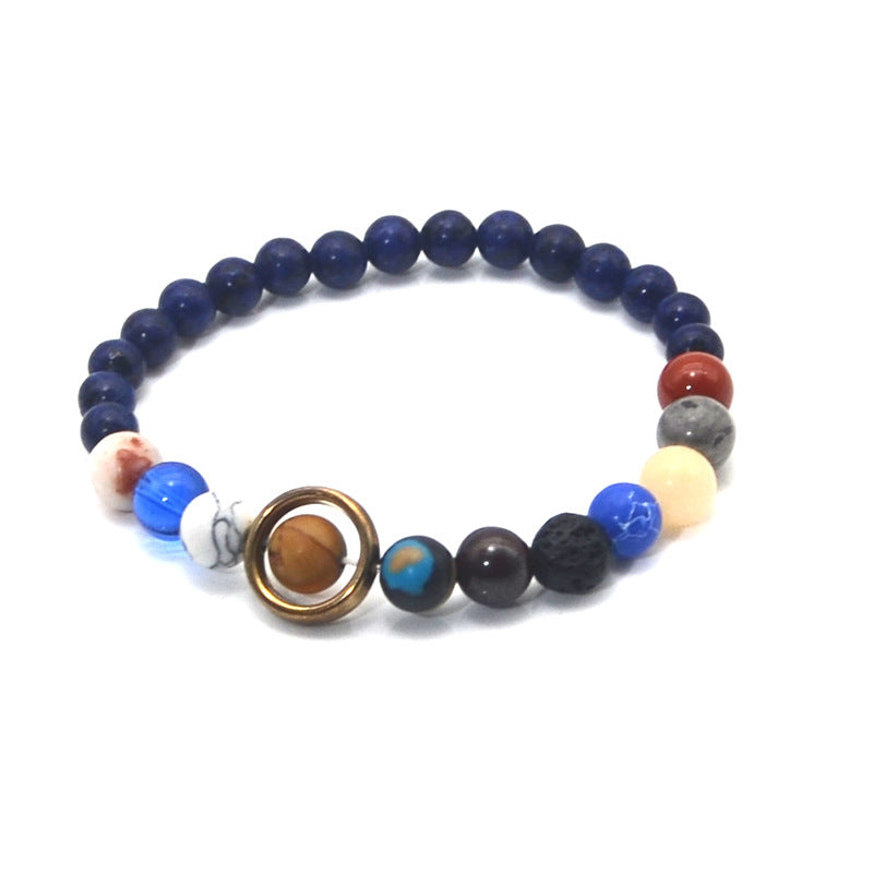 Fashion Round Natural Stone Beaded Bracelets 1 Piece