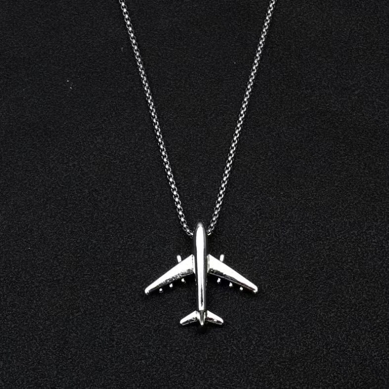 Simple Style Airplane Alloy Plating Unisex Necklace 1 Piece