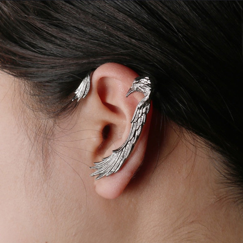 Fashion Wings Alloy Plating Unisex Ear Studs 1 Piece