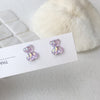 Cute Bear Synthetic Resin Women's Ear Studs 1 Pair