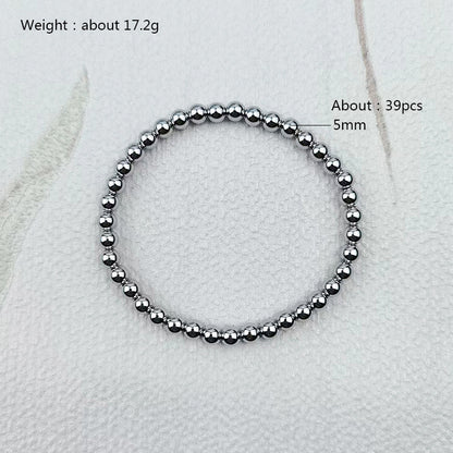 Fashion Geometric Stainless Steel Polishing Bracelets