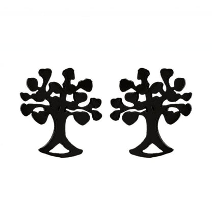 Fashion Snowflake Stainless Steel Plating Ear Studs 1 Pair