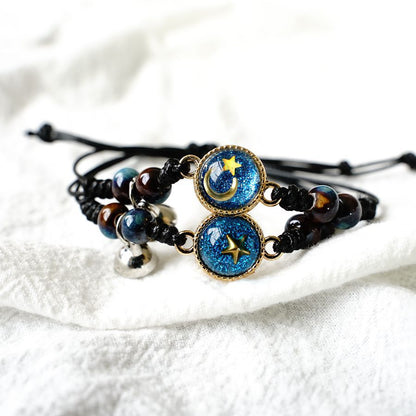 Simple Style Constellation Alloy Epoxy Bracelets