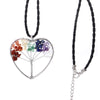 Ethnic Style Tree Artificial Crystal Alloy Beaded Hollow Out Women's Pendant Necklace 1 Piece