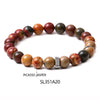 Simple Style Round Stone Beaded Bracelets