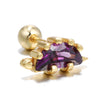 Streetwear Animal Fruit Brass Gem Ear Studs 1 Piece