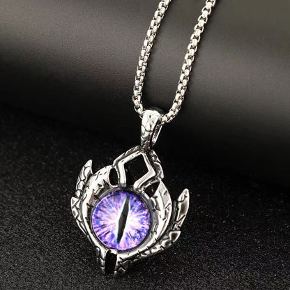 Fashion Devil's Eye Alloy Plating Unisex Pendant Necklace 1 Piece