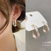 Fashion Flower Bow Knot Alloy Plating Inlay Artificial Gemstones Women'S Drop Earrings 1 Pair