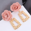 Fashion Flower Alloy Plating Women's Drop Earrings 1 Pair