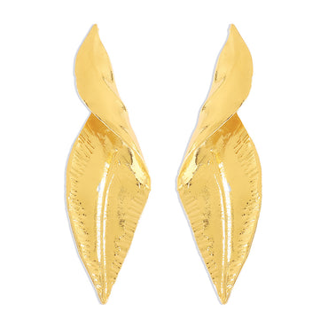 Fashion Leaves Alloy Plating Women's Drop Earrings 1 Pair