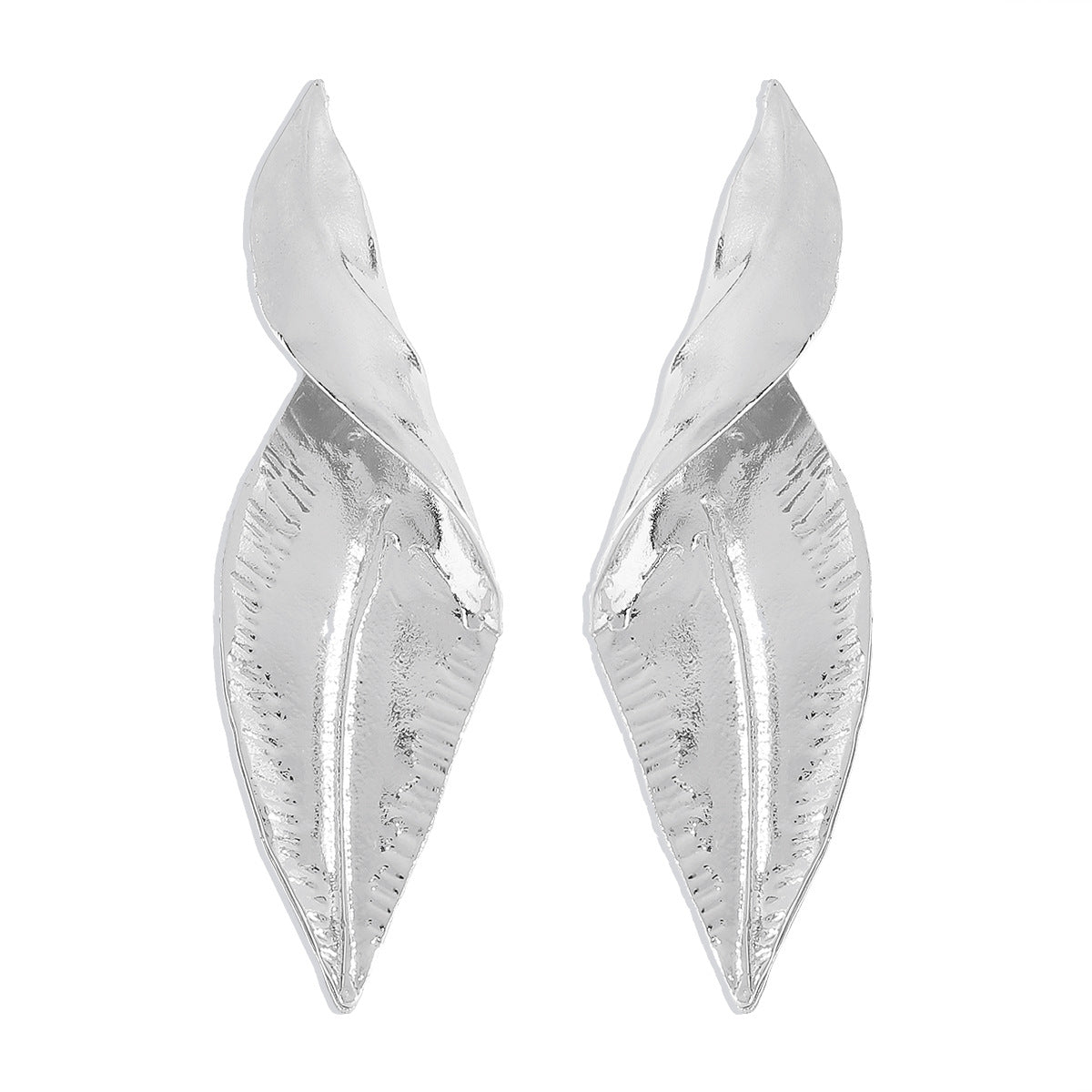 Fashion Leaves Alloy Plating Women's Drop Earrings 1 Pair