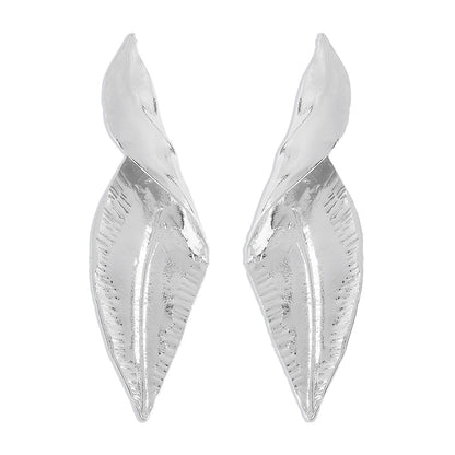 Fashion Leaves Alloy Plating Women's Drop Earrings 1 Pair