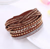 Ethnic Style Solid Color Flannel Inlay Artificial Gemstones Women's Bracelets 1 Piece