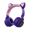 Cat Ears Glowing Head-Mounted Mobile Phone Wireless Headset