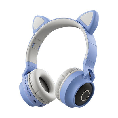 Cat Ears Glowing Head-Mounted Mobile Phone Wireless Headset