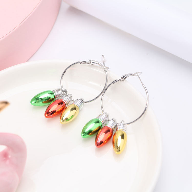 Fashion Bulb Alloy Handmade Women's Dangling Earrings 1 Pair