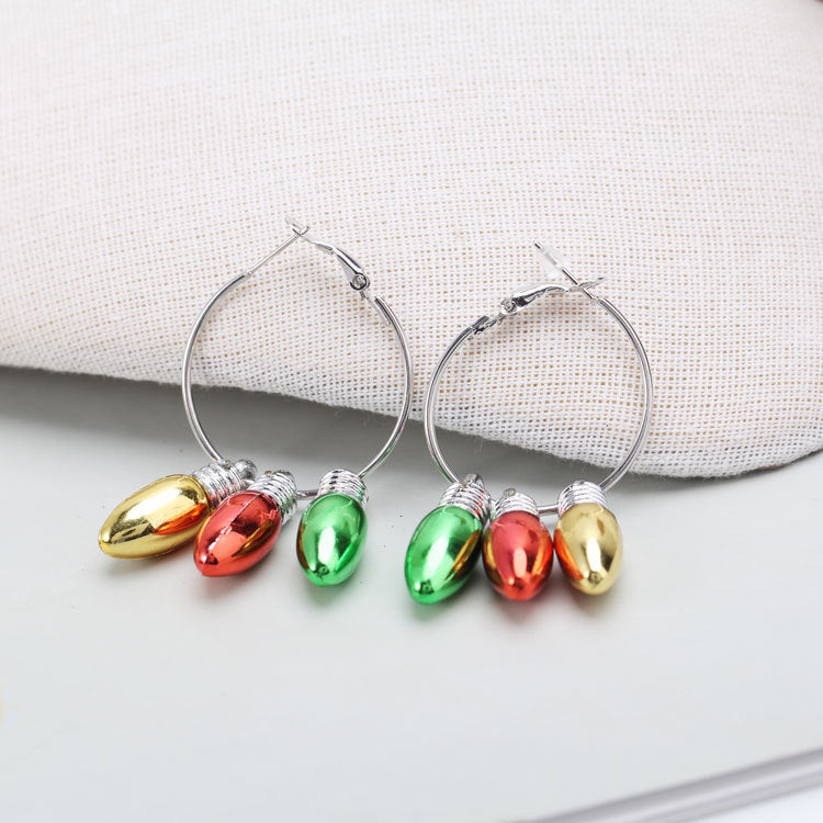 Fashion Bulb Alloy Handmade Women's Dangling Earrings 1 Pair