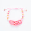 Sweet Color Block Arylic Silica Gel Rope Knitting Unisex Bracelets 1 Piece