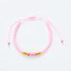 Simple Style Solid Color Natural Stone Rope Handmade Knitting Drawstring Bracelets