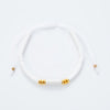 Simple Style Solid Color Natural Stone Rope Handmade Knitting Drawstring Bracelets