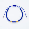 Simple Style Solid Color Natural Stone Rope Handmade Knitting Drawstring Bracelets