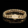 Hip-hop Geometric Stainless Steel Plating Chain 18k Gold Plated Bracelets
