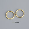 Fashion Geometric Silver Plating Hoop Earrings 1 Pair