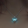 Wholesale Jewelry Luminous Heart-shaped Tree Of Life Pendant Necklace Gooddiy