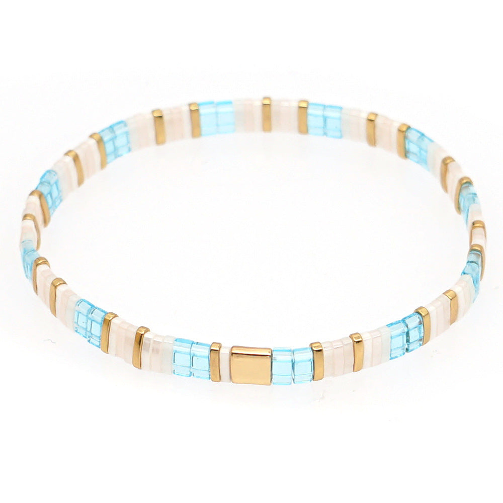 Fashion Rhombus No Inlaid Beaded Wholesale Bracelets