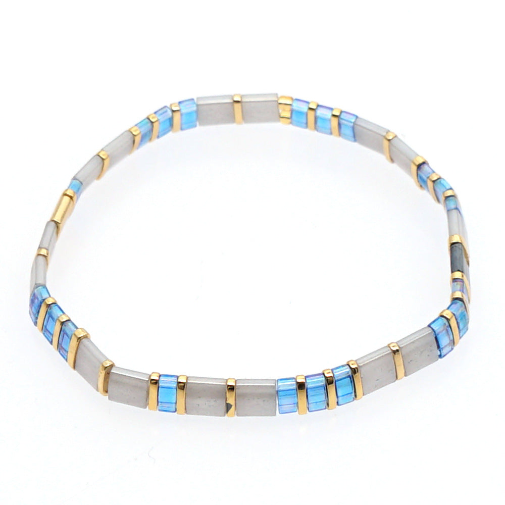 Fashion Rhombus No Inlaid Beaded Wholesale Bracelets