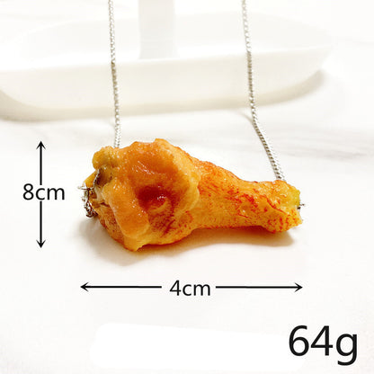 Streetwear Chicken Pvc Unisex Pendant Necklace 1 Piece