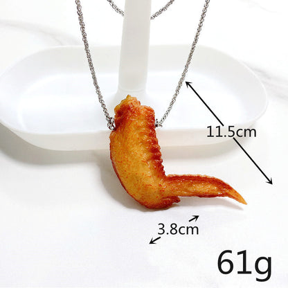 Streetwear Chicken Pvc Unisex Pendant Necklace 1 Piece