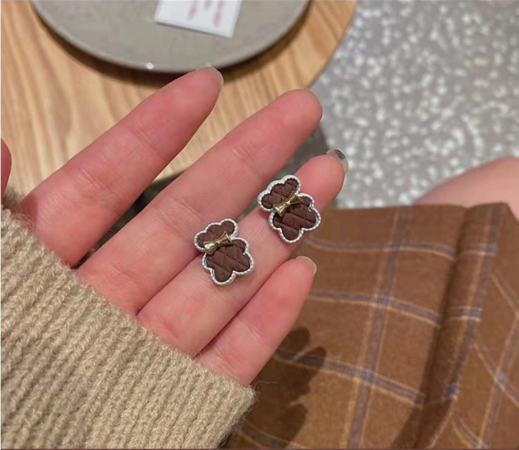 1 Pair Fashion Geometric Plating Alloy Ear Studs