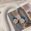1 Pair Sweet Flower Plating Alloy Earrings