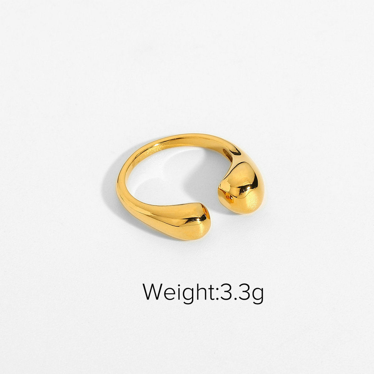 Retro Geometric Stainless Steel Plating Rings